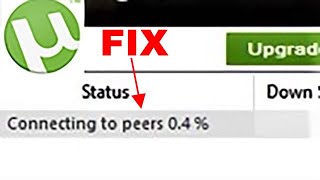 UTorrent Connecting To Peers Problem Fix 2023 HindiUrdu [upl. by Cos]