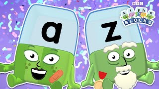 The A to Z Alphabet Song and More 🎶  Phonics Fun  Learn to Spell with ABC  officialalphablocks [upl. by Julius414]