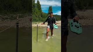 Traversing the Leadville 100 Ultramarathon River Crossing kane recovery recoveryshoes [upl. by Nilrah]