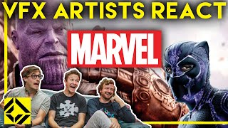 VFX Artists React to MARVEL Bad amp Great CGi [upl. by Amye664]