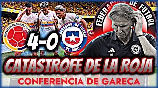 😡LA ROJA GOLEADO EN BARRANQUILLA😡COLOMBIA 40 CHILE❌¿CHILE FUERA DEL MUNDIAL❌ [upl. by Ahcas96]