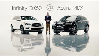 2019 Infiniti QX60 Road Test amp Review vs the 2019 Acura MDX [upl. by Ayiotal]