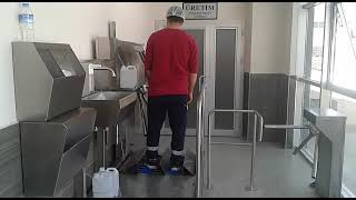 İNTERPLAST Hinox MARKA HİJYENİK TURNİKE GIDA SEKTÖRÜ UYGULAMALARI HYGIENIC TURNSTILE SYSTEM [upl. by Vez139]