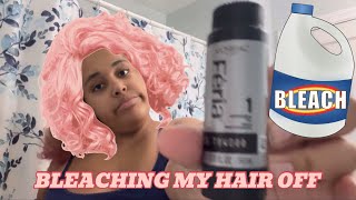 BLEACHING MY HAIR my hair is ruined [upl. by Ayoral]