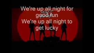 Daft Punk  Get Lucky Lyrics [upl. by Anaiq]