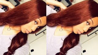 How I Dyed My Hair CopperAuburn With NO BLEACH  Ft Lavy Hair [upl. by Arbba]