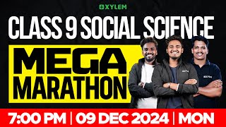 Class 9 Christmas Exam  Social Science  Mega Marathon  Xylem Class 9 [upl. by Aroz]