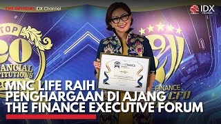 MNC Life Raih Penghargaan di Ajang The Finance Executive Forum  IDX CHANNEL [upl. by Elmaleh301]