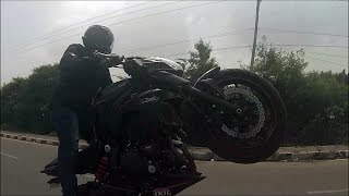 Wheelie Tutorial TeaserKawasaki ER6N [upl. by Enyrhtak]