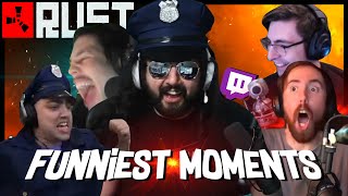 Funniest Moments of Twitch Streamers Playing RUST  WChat [upl. by Ninetta]