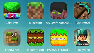 Lokicraft Minecraft My Craft Zombie PickCrafter LokstMiner Master Craft Parasitecraft [upl. by Ahsier]