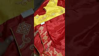 Double tone vichitra silk saree with redymate blouse Booking no9348120006 [upl. by Sewole]