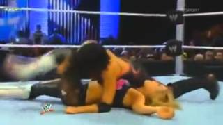 WWE Superstars Natalya vs Aksana [upl. by Netsrik]