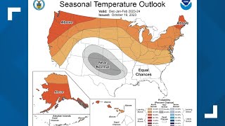 NOAA 20232024 Winter Outlook  What to expect in the northeast [upl. by Bazar]