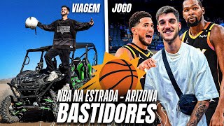 VIAGEM ABSURDA COM A NBA E O PHOENIX SUNS VLOG [upl. by Lleksah]