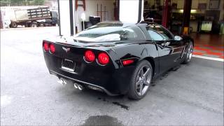 C6 Corvette  Stock Mufflers VS SLP Loud Mouth Mufflers [upl. by Vitek]