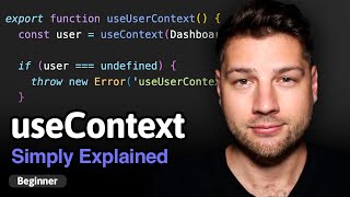 Learn React Hooks useContext  Simply Explained [upl. by Patty]