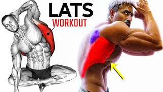 Best LATS WORKOUT  Wide BACK exercise  Maniac Muscle [upl. by Aynav96]