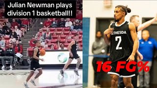 Julian Newman Almost Got KICKED Out Of College [upl. by Oirtemed]