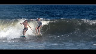 Ben Gravy Surfing A 1971 Roland TwinFin With Blair Conklin SkidKids  NE Florida 11122024 [upl. by Initirb256]