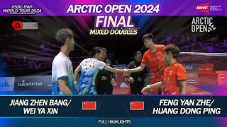 Final  Arctic Open 2024  Feng Yan Zhe  Huang Dong Ping vs Jiang Zhen Bang  Wei Ya Xin  XD [upl. by Kenzi]