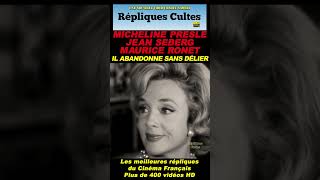 Micheline PRESLE Jean SEBERG Maurice RONET répliquescultes punchlines michelinepresle presle [upl. by Eahsed]