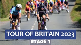 Tour of Britain 2023  Stage 1 Full Race [upl. by Dinnie]