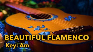 Emotional Acoustic Flamenco Backing Track in Am  Playlist link below  backingtrack acoustic [upl. by Elva]