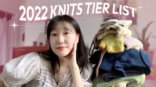 Ranking everything I knitted in 2022  a year of seasonal knitting [upl. by Malas]