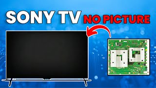 How To Fix No picture Sony TV XR65X90J [upl. by Varney]