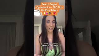 SEO tips on Etsy ❤️📲 [upl. by Saihtam784]