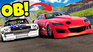 I Trolled OB During a Drag Race in BeamNG Drive Mods [upl. by Bridges656]