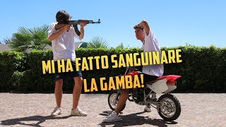 MINIMOTO VS AK 47 DA SOFTAIR SPECIALE 200K [upl. by Yerggoeg]