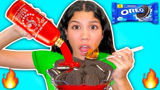 WEIRD Food Combinations People LOVE HOT SAUCE amp OREOS Eating Funky amp Gross DIY Foods Candy [upl. by Janet]