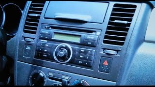 Nissan Versa Removing Car Stereo 2007  2011  Car Stereo HELP [upl. by Gun]