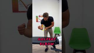 How to fix golfers elbow golferselbow golferselbowrelief [upl. by Atinav513]