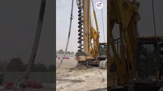 Bentonite PowderSlurry in Pile🔥 [upl. by Eidoj95]