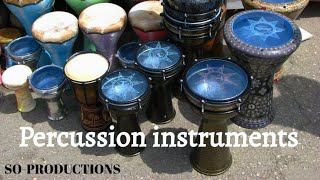 Percussion instruments ايقاعات طبلة [upl. by Amar]