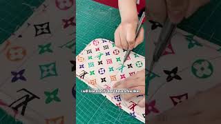 Transforming an LV bag that was thrown away by the employer bag LV restoration [upl. by Vaish]