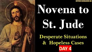 Day 4🙏 MIRACULOUS PRAYER to SAINT JUDE 🙏 HELP in URGENT NEED  NOVENA  LOA [upl. by Nnylyram]