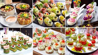 24 Fancy snacks recipes for the Thanksgiving party at home Finger food ideas for you [upl. by Rafter]