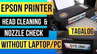 EPSON PRINTER HEAD CLEANING amp NOZZLE CHECK WITHOUT LAPTOPPC TUTORIAL  MODERN TIPS 20 [upl. by Nela557]