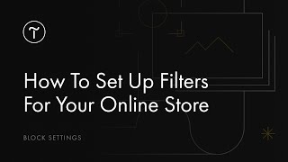 How To Add Filters To the Online Store  Tilda Tutorial [upl. by Ynohtnanhoj140]