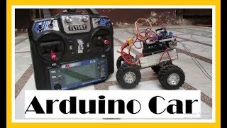 How to Make Radio Controlled Arduino Car with FSiA6 and L298N Motor Driver Board [upl. by Mazlack]