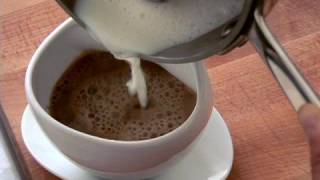 How to Make an Easy Cappuccino  CHOW Tip [upl. by Odnamla]