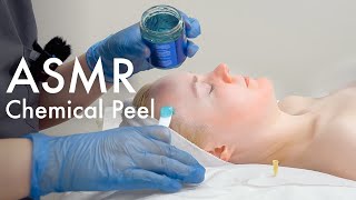 ASMR facial with extractions peel and massage [upl. by Teerprug]