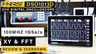 FNIRSI DSO1013D Tablet Oscilloscope ⭐ Low budget ⭐ 2 Channels 100Mhz w 1GSas sampling rare [upl. by Laughry]