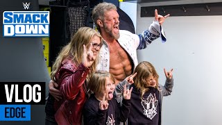 Behind the scenes of Edge’s 25th anniversary homecoming SmackDown Vlog [upl. by Langill248]