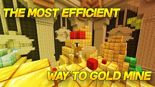 The MOST Efficient Way to Gold Mine Hypixel Skyblock [upl. by Avika]