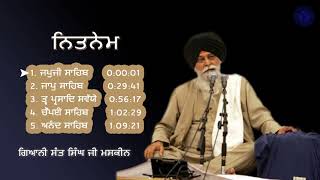 Nitnem Sahib Full Path  Gyani Sant Singh Ji Maskeen [upl. by Natam824]